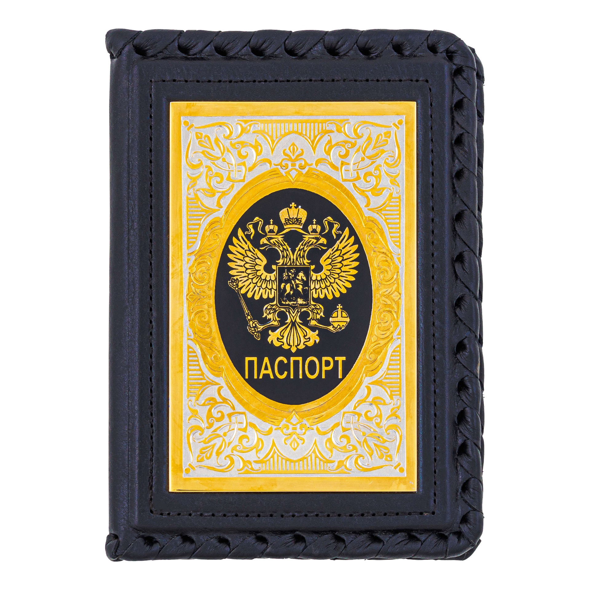 Обложка для паспорта "Герб" /чернение/