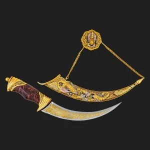 Нож восточный «Скорпион» /дамаск/
